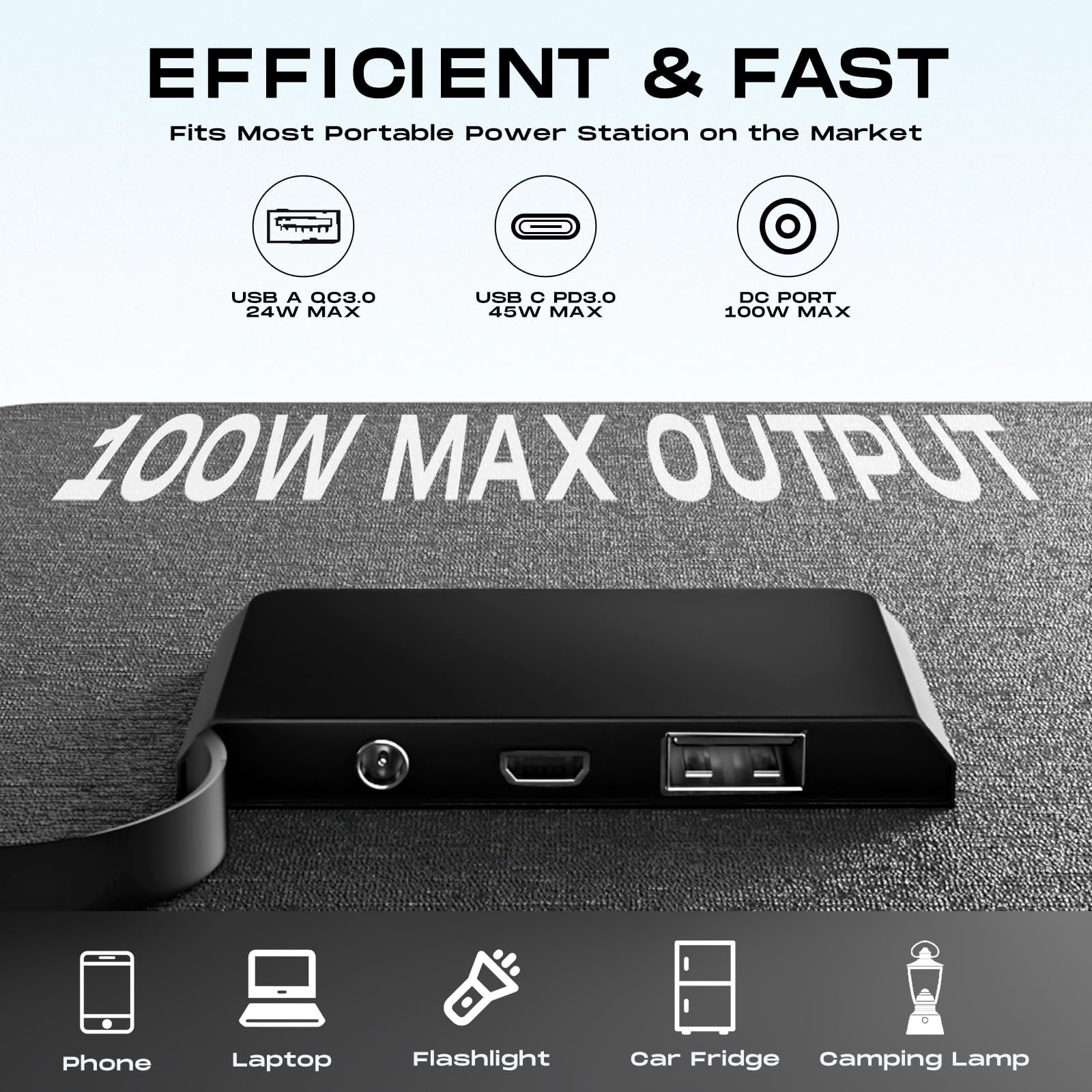 Amazon.co.jp: MARBERO 100W ポータブルソーラーパネル 100ワット